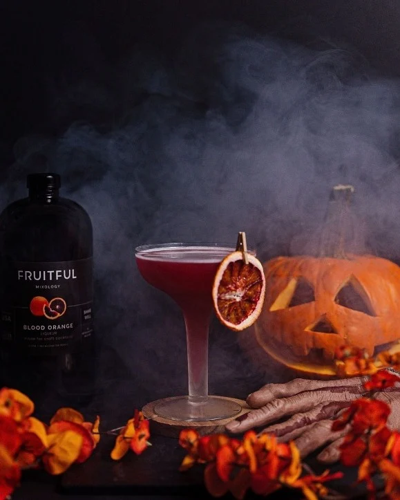 Fruitful Mixology is a line of premium liqueurs crafted with fresh juices & made for creating delicious cocktails.

Try some of their curated cocktails for the Halloween season! 🎃🥃

Love Potion #9
1.5oz Vodka
1oz Fruitful Blood Orange
.75oz hibiscus syrup
.75oz lime juice
.5oz agave 
Tops with prosecco and garnish!

Rye + Spice Espresso Martini
1.5oz Rye Whiskey
1.5oz espresso
1oz Fruitful Pumpkin Spice
1oz Coffee Liqueur
3 dashes of bitters
Grated cinnamon